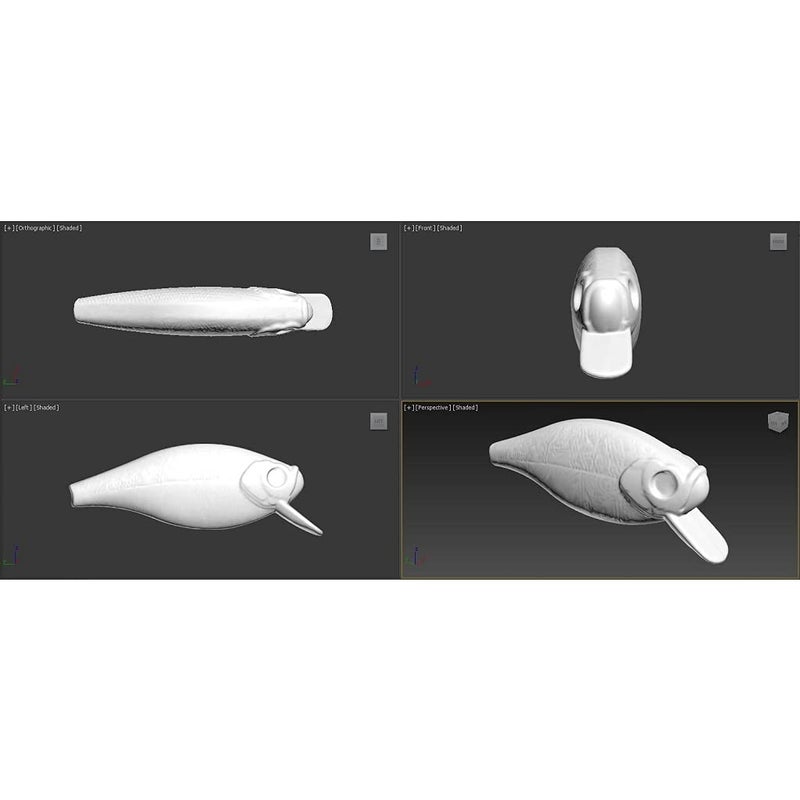 wLure 10 Blank Unpainted Minnow Crankbait Topwater Lipless Jerkbait Fishing Lures (UPC547) - Image 4